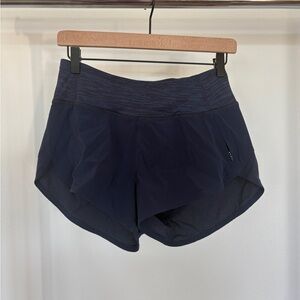 Outdoor Voices Deep Blue Atlantic Athletic Shorts; Size Small
